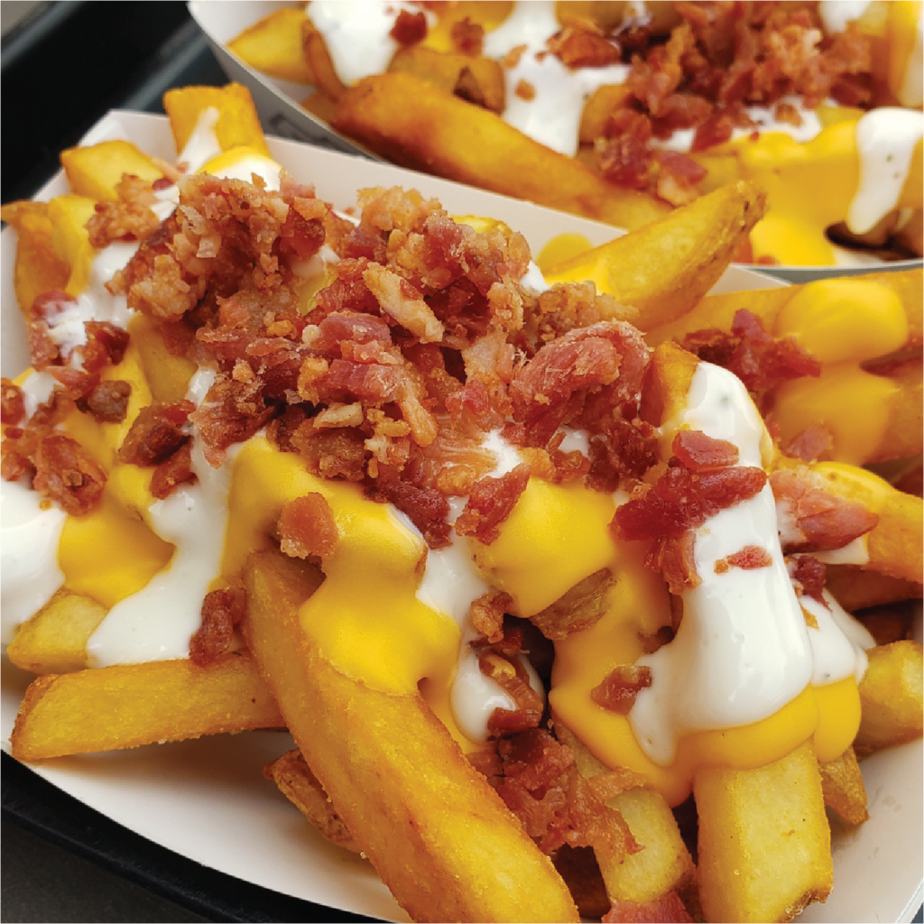 Charleys cheese and bacon fries 