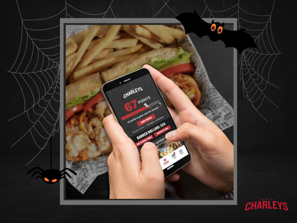 Order with the Charleys app